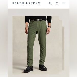 Brand new Ralph Lauren green performance slacks
